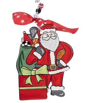 Sport Santa Flat Ornamant