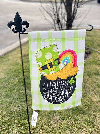 St Patty Pot Gargen Flag