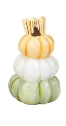 Stacked Pumpkin Toothpick Set