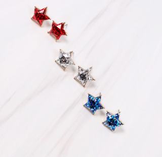 Set of 3 Star Studs