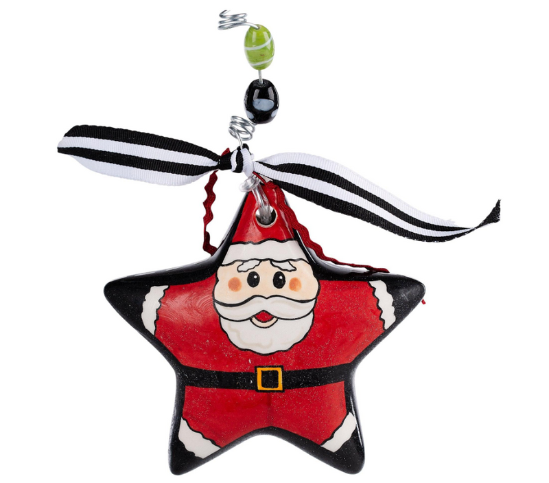 Star Santa Ornament