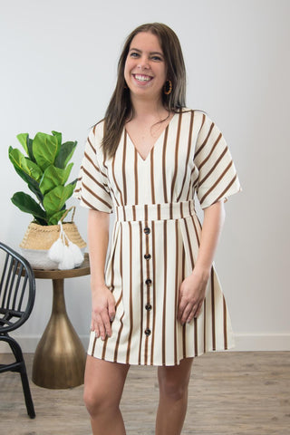Step Up Tied Dress