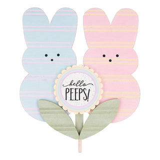 Stripe Hello Peep Topper