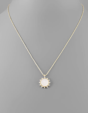 Sun Pendant Necklace