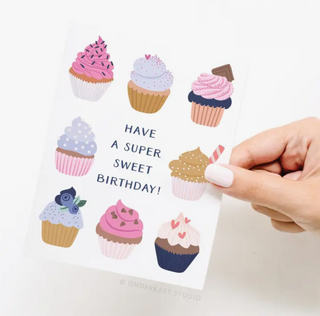 Super Sweet Bday Cupcake Card