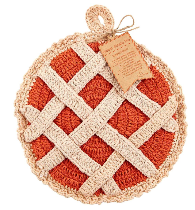 Sweet Crochet Pie Pot Holder