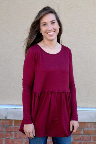 Sweet Grace Peplum Top (More Colors)