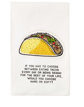 Taco Appliqued Towel