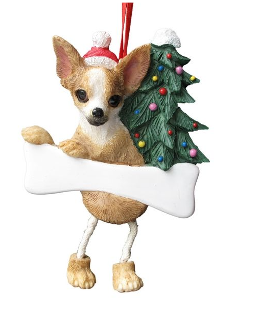 Tan Chihuahua Ornament