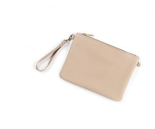 Tan Madeline Wristlet