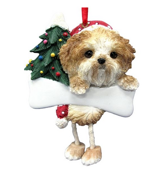 Tan Shih Tzu Ornament