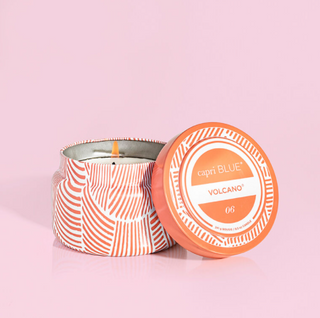 Tangerine Volcano Travel Tin