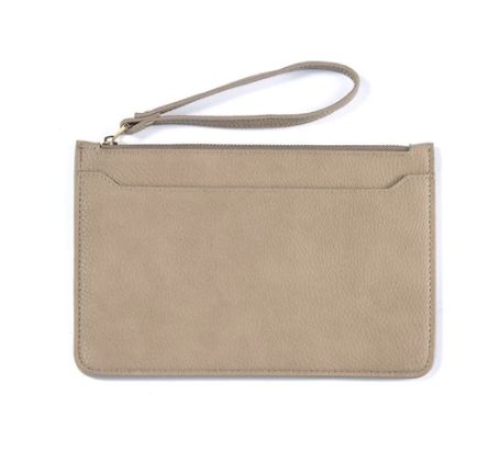 Taupe CeCe Wristlet