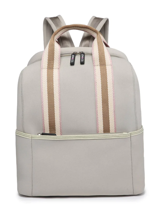 Taupe Hattie Neoprene Backpack