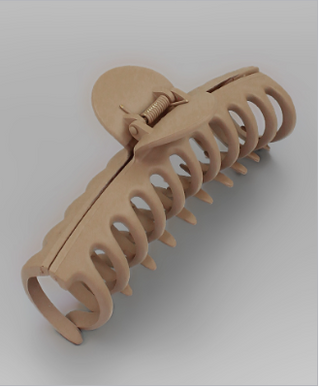 Taupe Jumbo Matte Clip