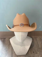 Taupe Western Cowboy Hat