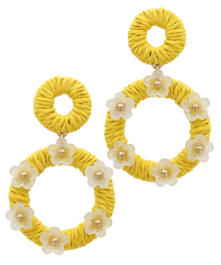 Taylor Earrings Yellow
