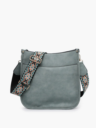 Teal Chloe Crossbody W/ Strap