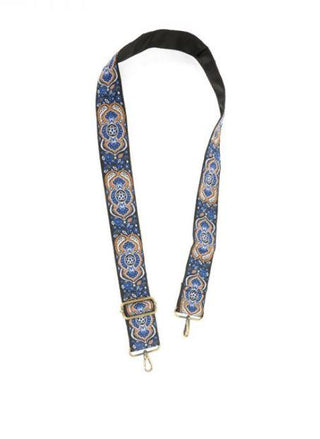 Teal Paisley Purse Strap