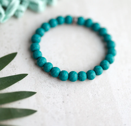 Teal Tile Stack Bracelet