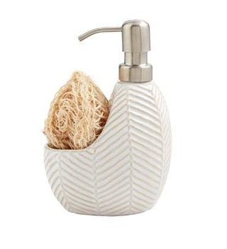 Textured Soap/Sponge Caddy Set