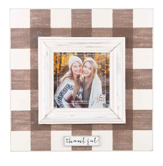 Thankful Plaid Frame