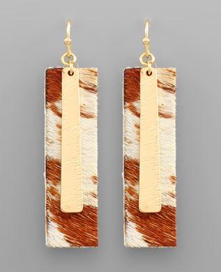 The Blake Earrings Lt. Brown