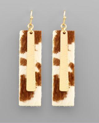 The Blake Earrings White