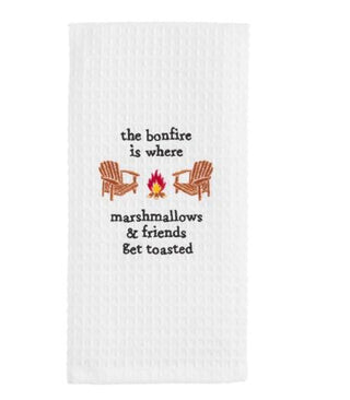 The Bonfire Waffle Towel