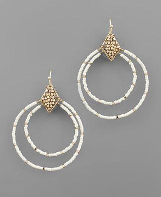 The Charley Earrings Ivory