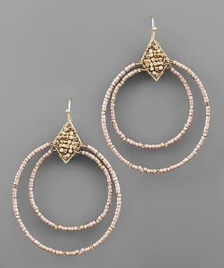The Charley Earrings Pink
