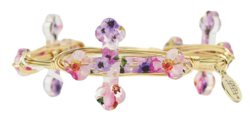 The Floral Cross Bangle
