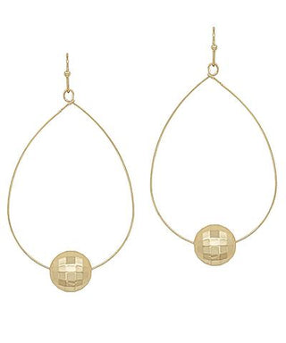 The Janice Earrings Matte Gold