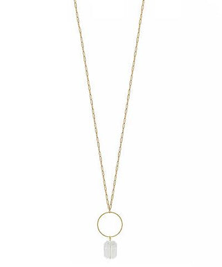 The Lizzie Necklace Matte Gold