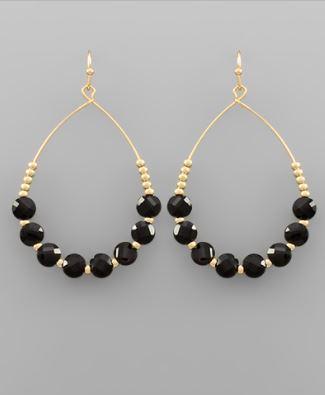 The Lola Earrings Black