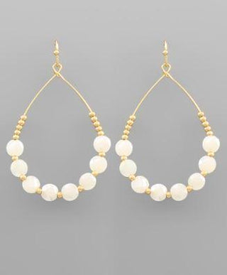 The Lola Earrings White
