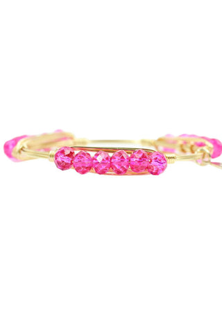 Bourbon & Boweties The Peony Bangle Bracelet