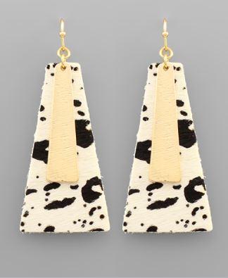 Tonya Earrings Black