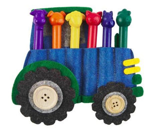 Tractor Crayon Holder