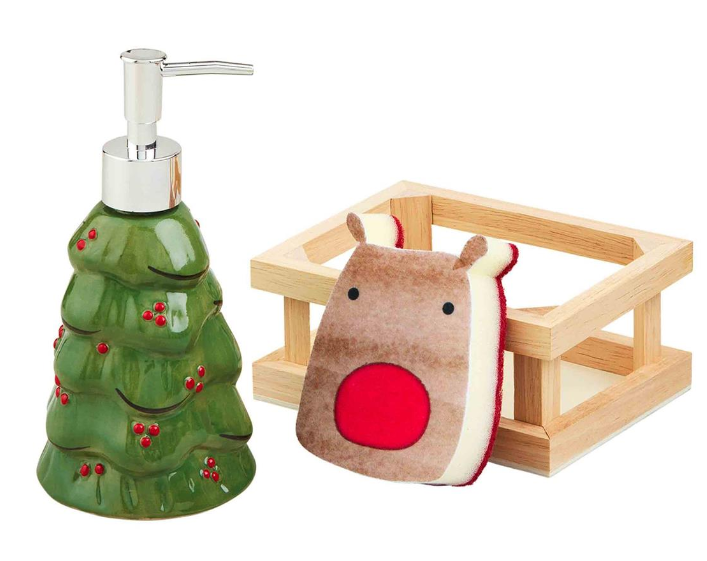 Tree Soap Pump & Sponge