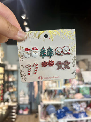 Tree Stud 6pc Earring Set