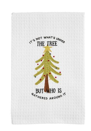Tree Xmas Waffle Towel