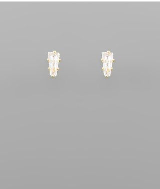 Triangle Stud Earring Gold