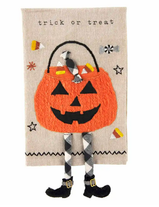 Trick Treat Dangle Leg Towel