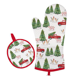Truck & Tree Potholder Set