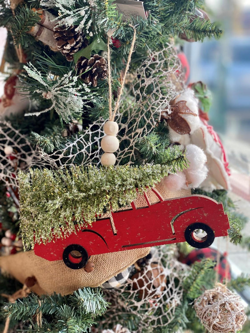 Truck With Tree Ornament