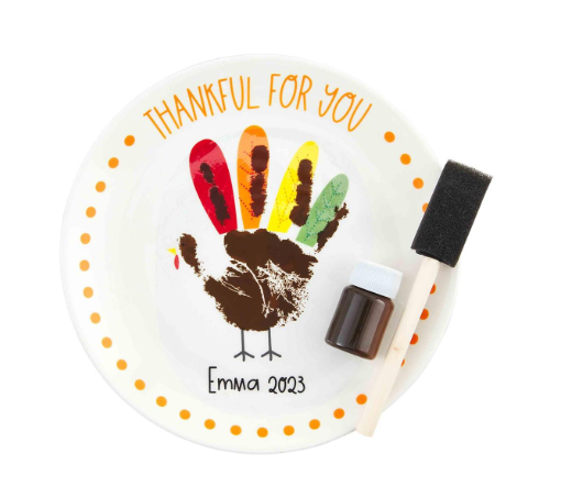 Turkey Handprint Plate Kit