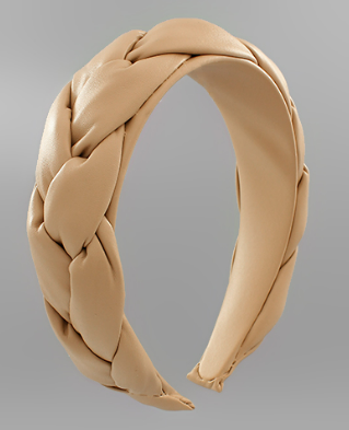 Twisted Sister Headband Beige