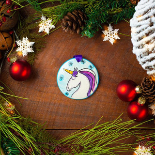 Unicorn Flat Ornament
