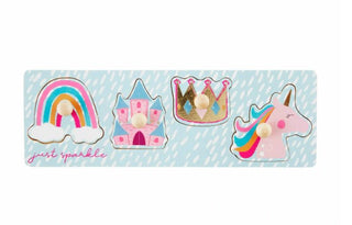Unicorn Wood Knob Puzzle